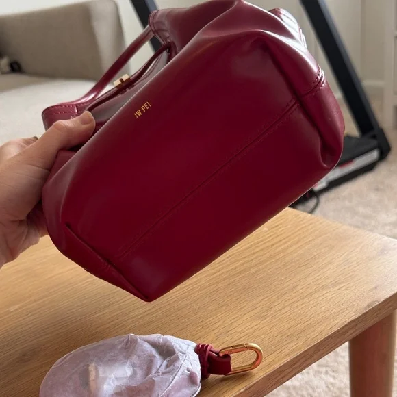 NWOT - JW PEI Hana Mini Tote Bag in Claret - Picture 11 of 14